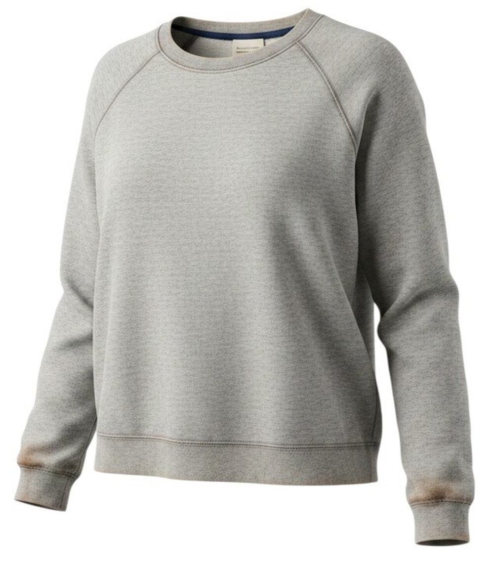 Lou & Grey Raglan Sweatshirt Womens Sz M Gray Cozycore soft!